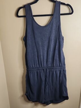 Athleta Serenity Romper In Charcoal Gray. Size M. #291850